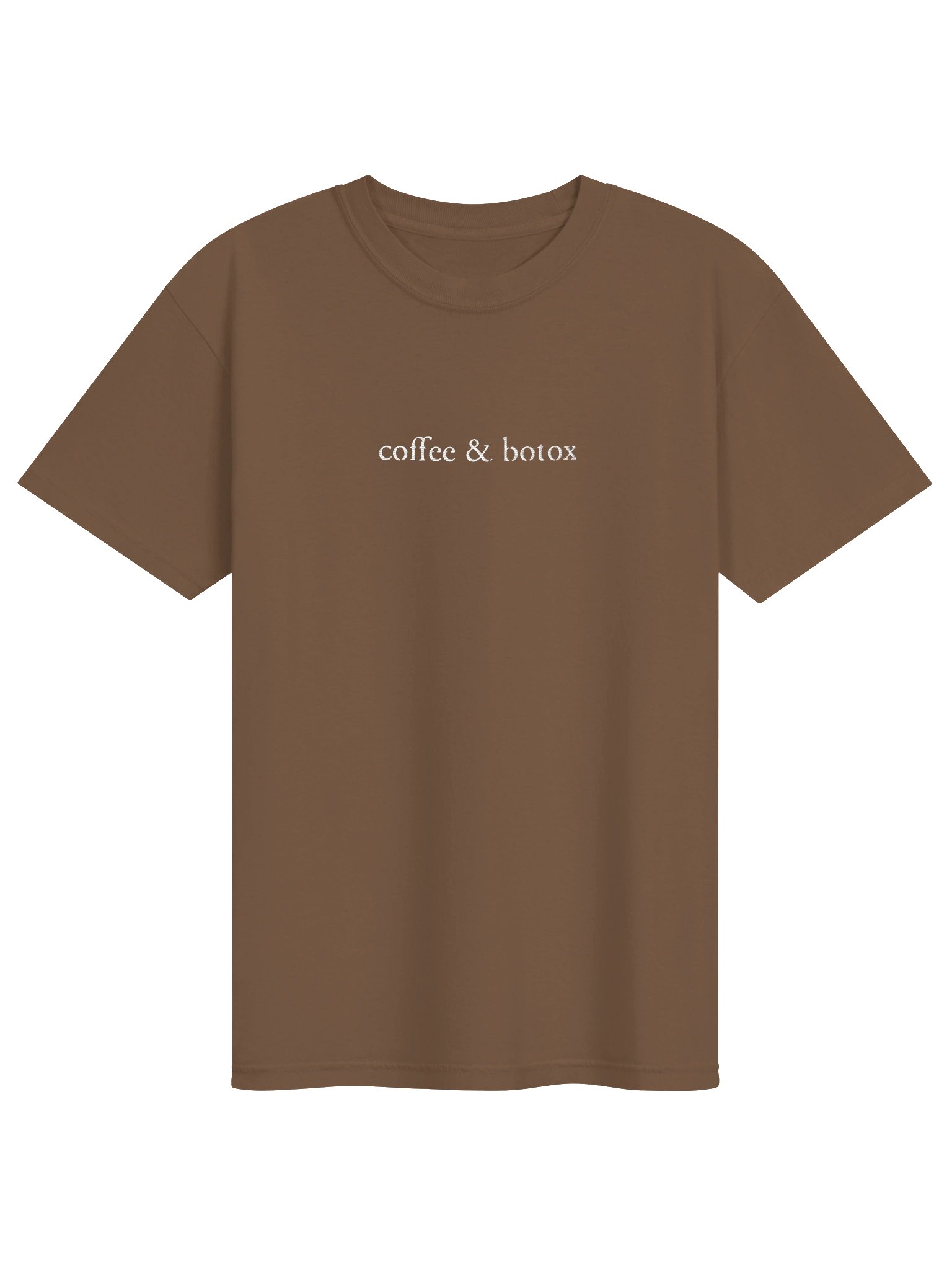 Coffee & Botox Embroidered Tee product image (1)