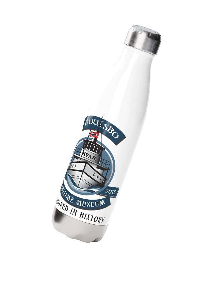 Hyak Maritime Museum Stainless Steel Water Bottle product image (2)