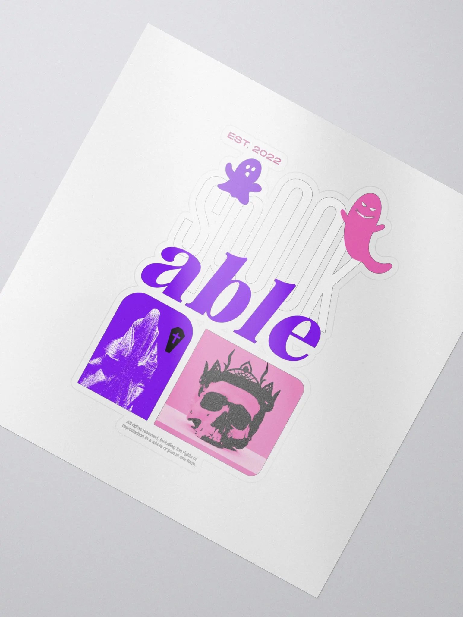 "Ghost King" Sticker product image (2)