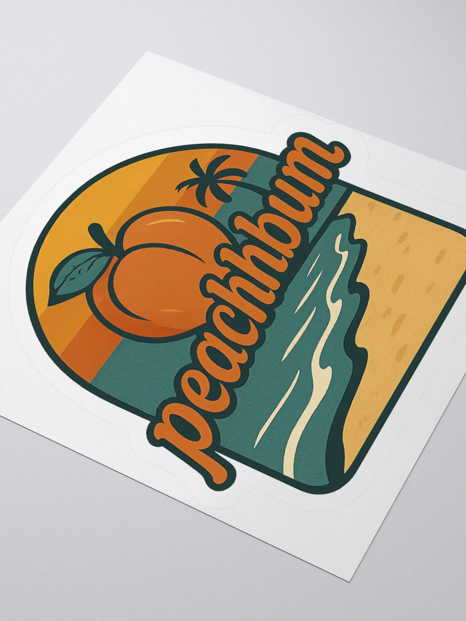 Retro Peachy Sticker product image (5)