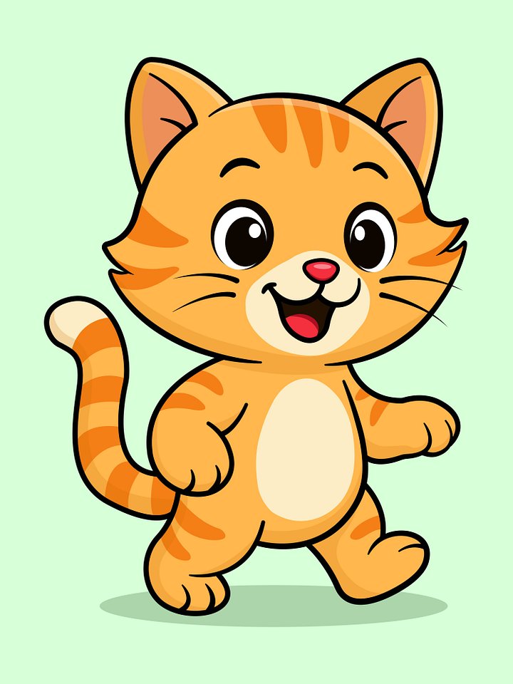 Adorable Animal Friends – Cute Cat Character product image (1)