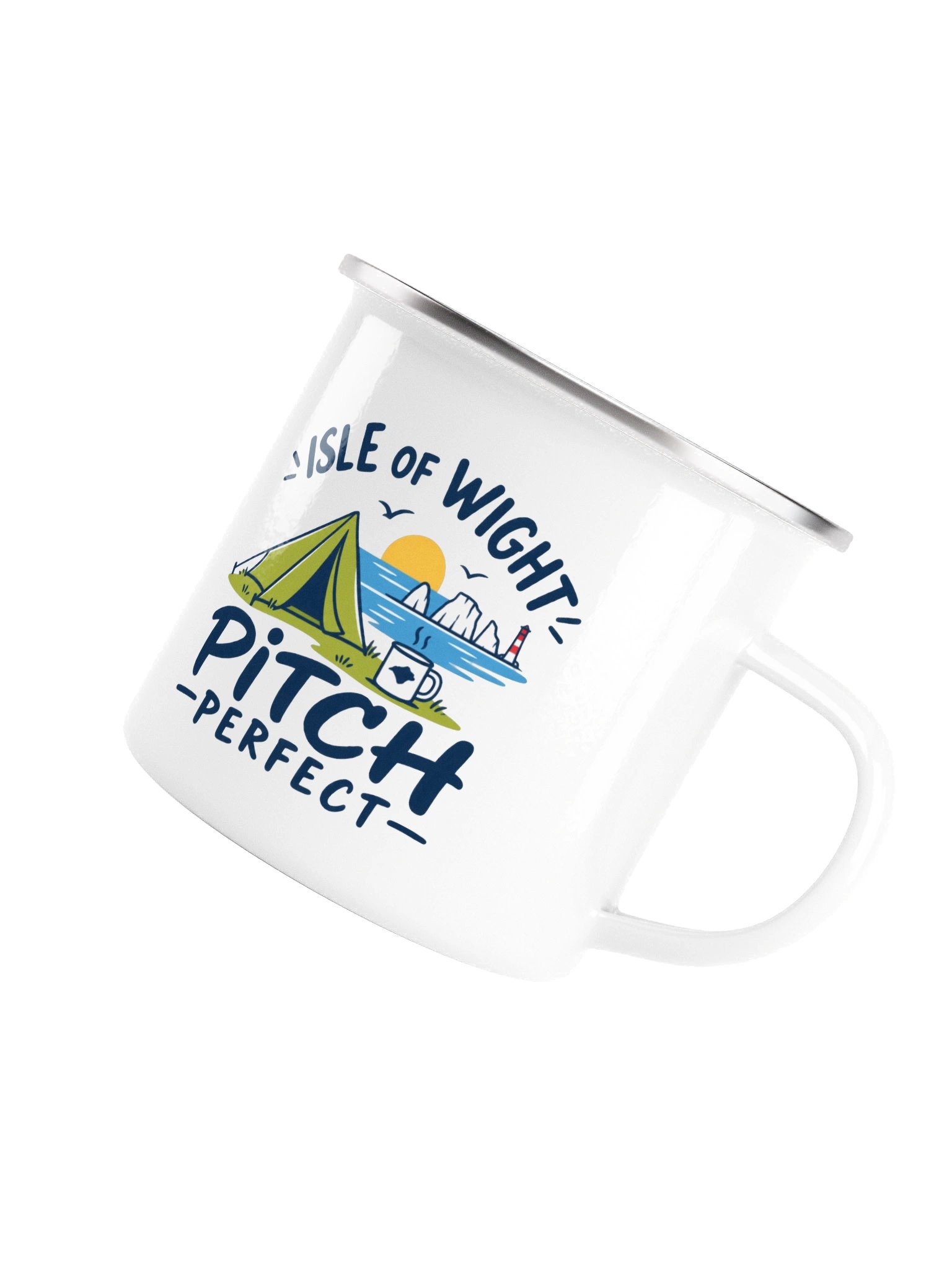 Isle of Wight “Pitch Perfect” Camping Mug product image (5)