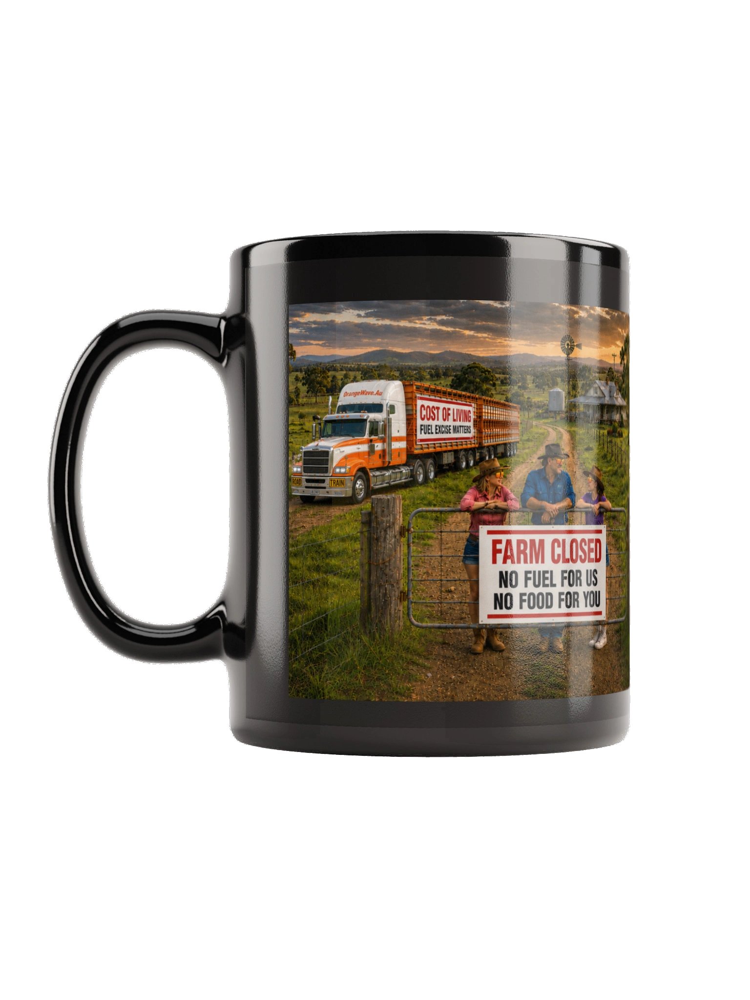 No Fuel for US - No Food for You Mug product image (1)