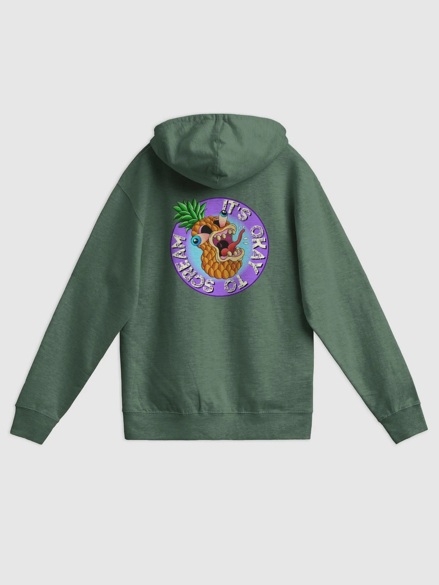 Please Scream: Independent Trading Co. Fleece Zip Up Hoodie product image (3)