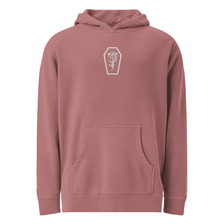 Wither, Decay Coffin Embroidered Hoodie product image (1)