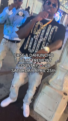TONIGHT ‼️ the wait is finally over 😮‍💨

@easenot5ive @dahunchonot5ive @742gamblesib & @310babii at Fremont Country Club🔥

Do...