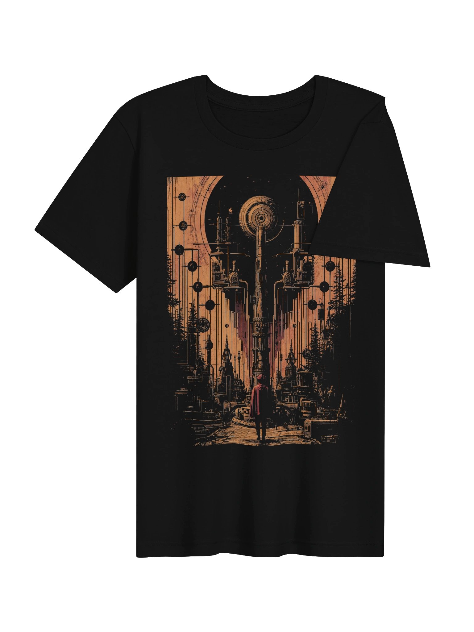 Red Cloak Machine Watcher Lightweight T-Shirt product image (2)