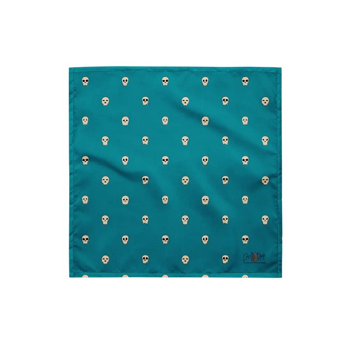 Skully Bandana (blue-green) product image (1)