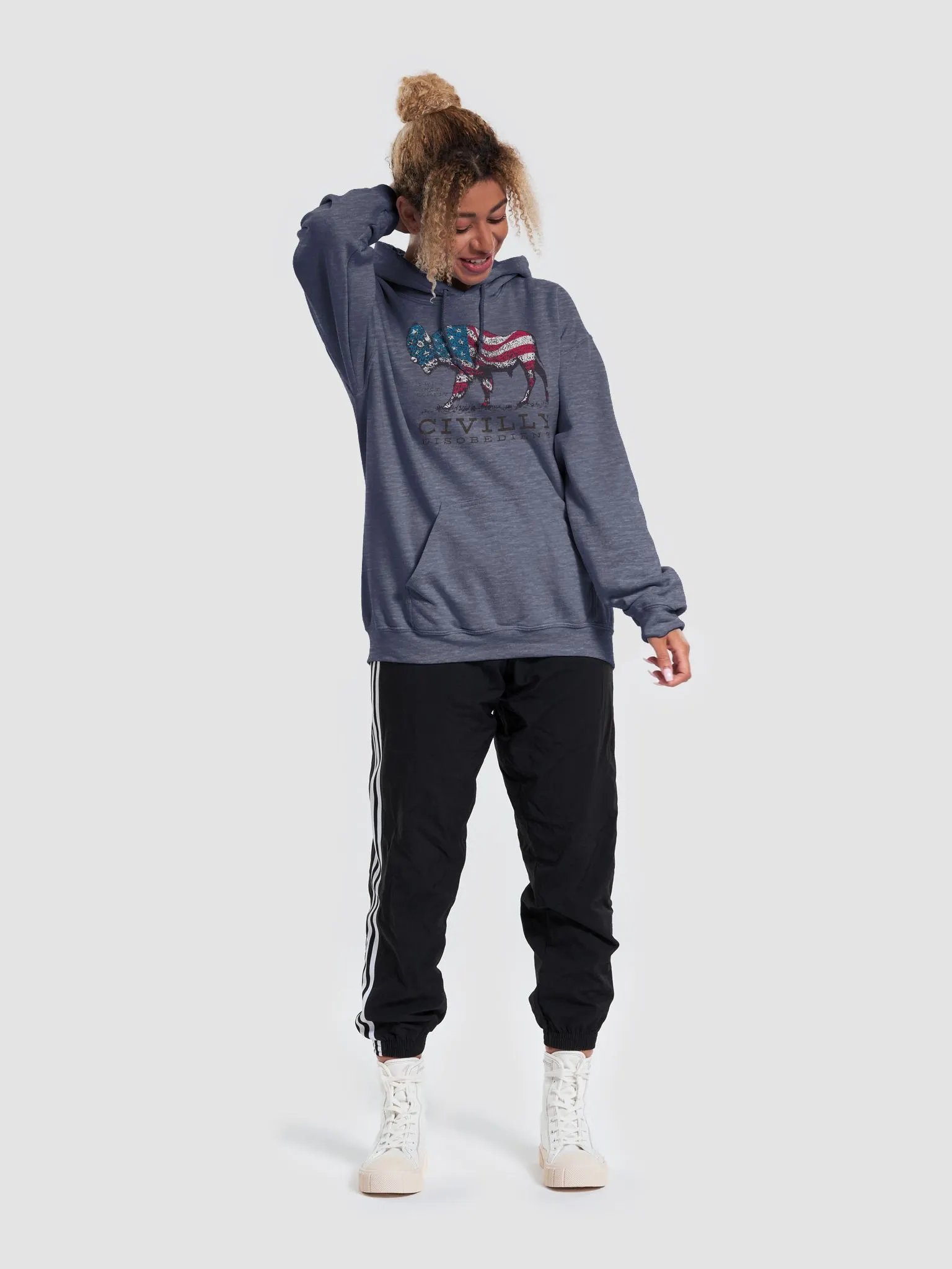 Defiant Bison Hoodie product image (55)