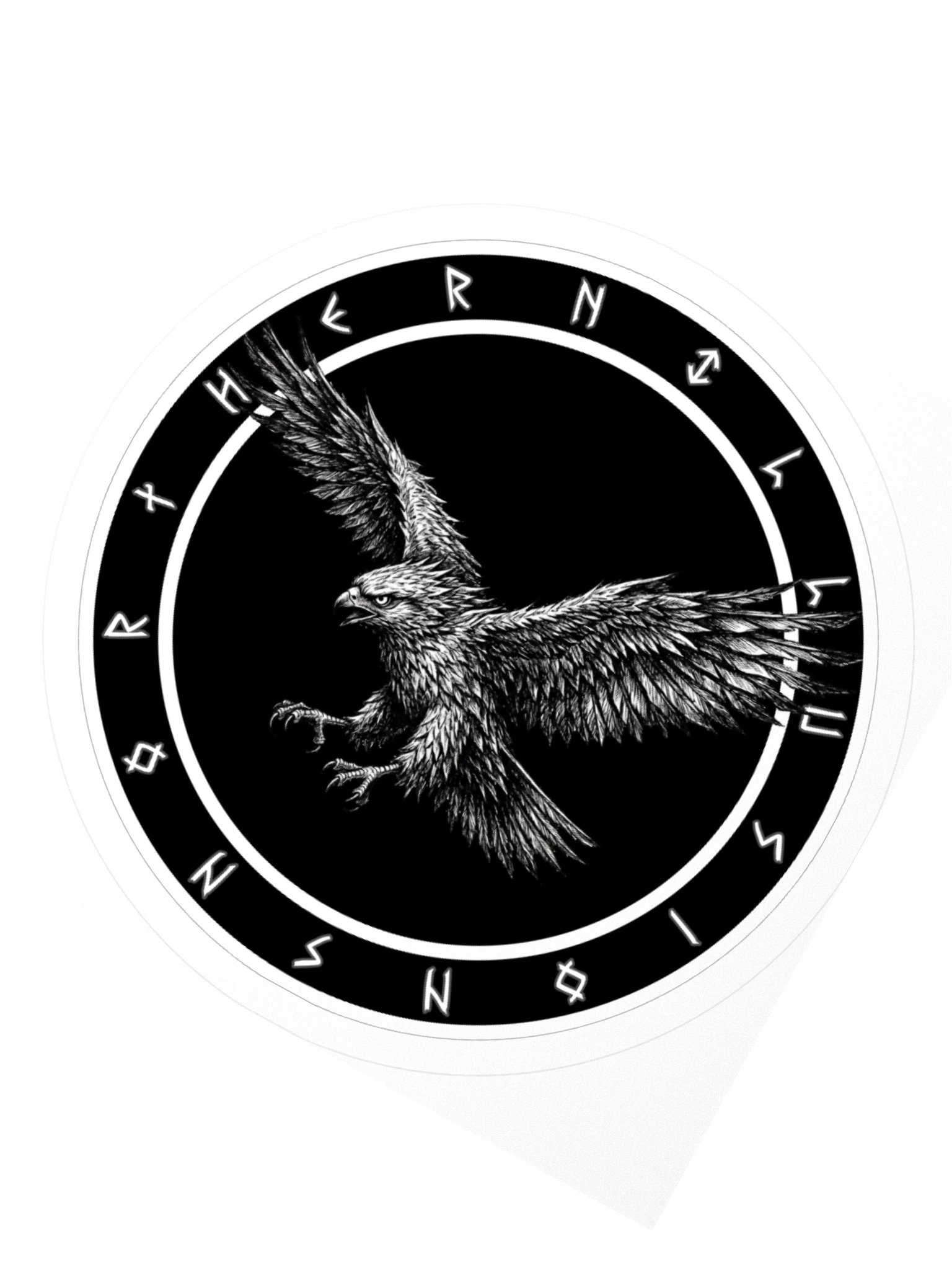NORTHERN ILLUSIONS - Veðrfölnir Vinyl Sticker product image (6)