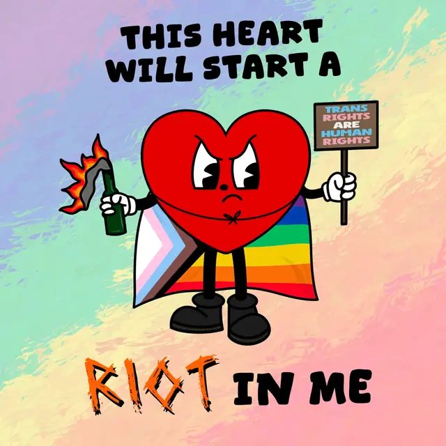 Pride will always be a protest and this year as trans folk around the world, especially in India, America and the UK are having their rights stripped away it is important to stand up for them and use your cis privilege to protest for them! #Pride #PrideMonth #Paramore 
