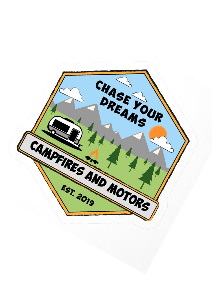 Campfires and Motors Sticker product image (2)