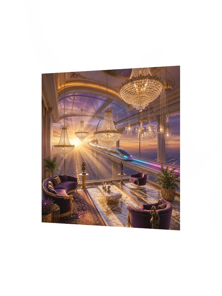 Baroque Future | Luxury Penthouse with Bullet Train at Sunset product image (2)