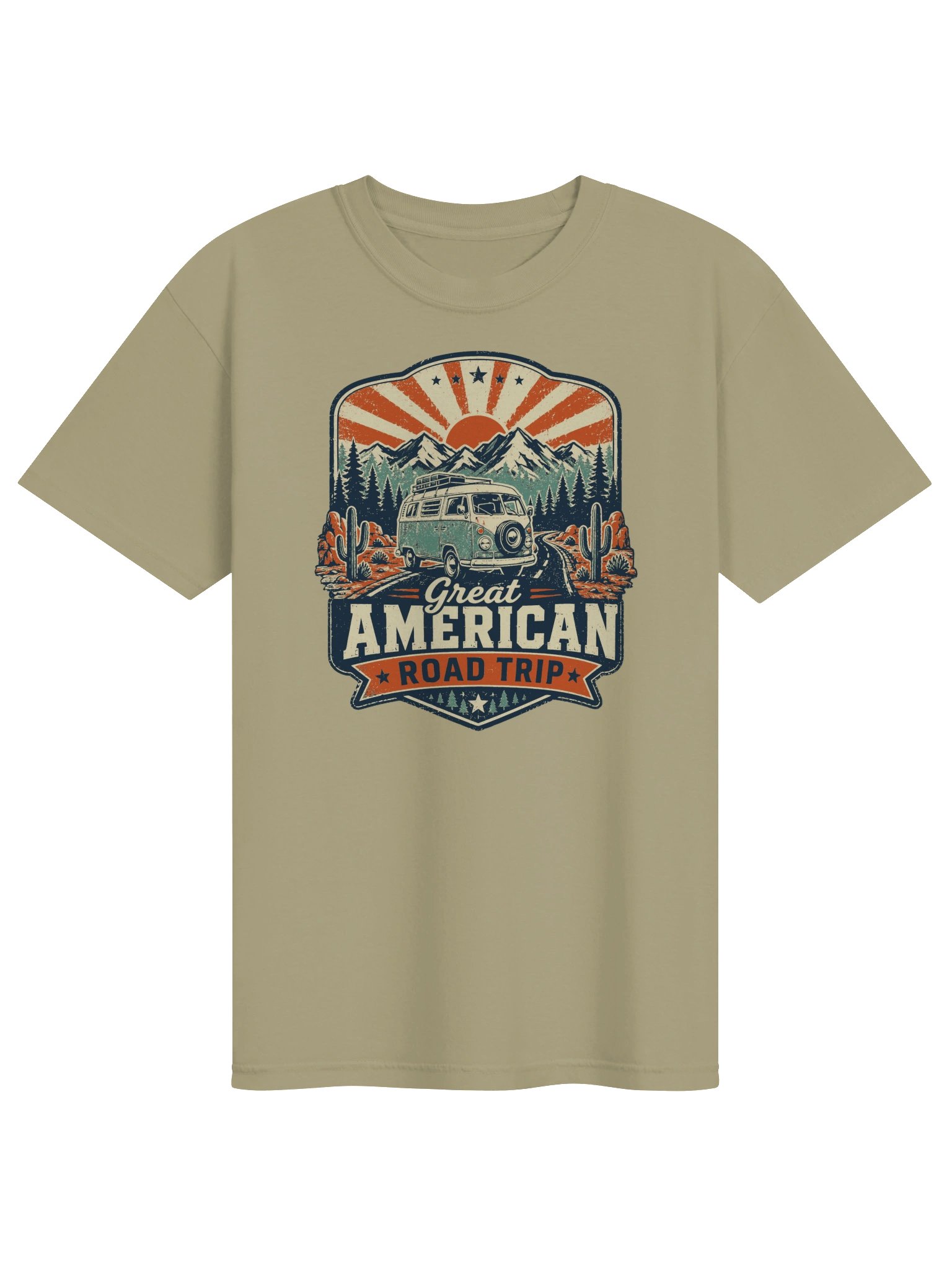 Great American Road Trip T-Shirt | Vintage USA Travel Adventure Tee product image (1)