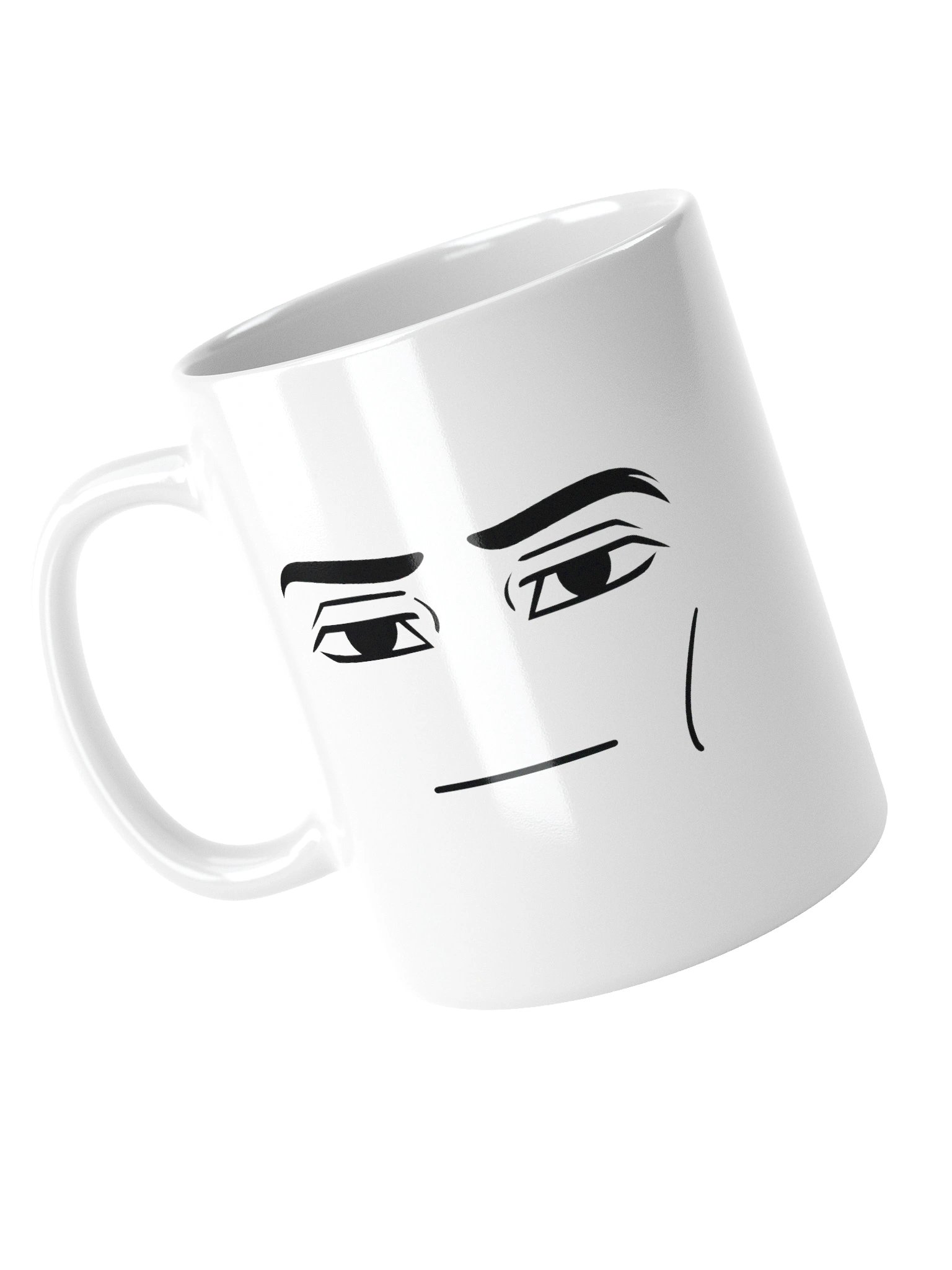 Unbothered Mug | Minimal Attitude Face Cup | Silent Judgement Expression | Coffee/Tea Mug for Office Desk & Gifting product image (4)