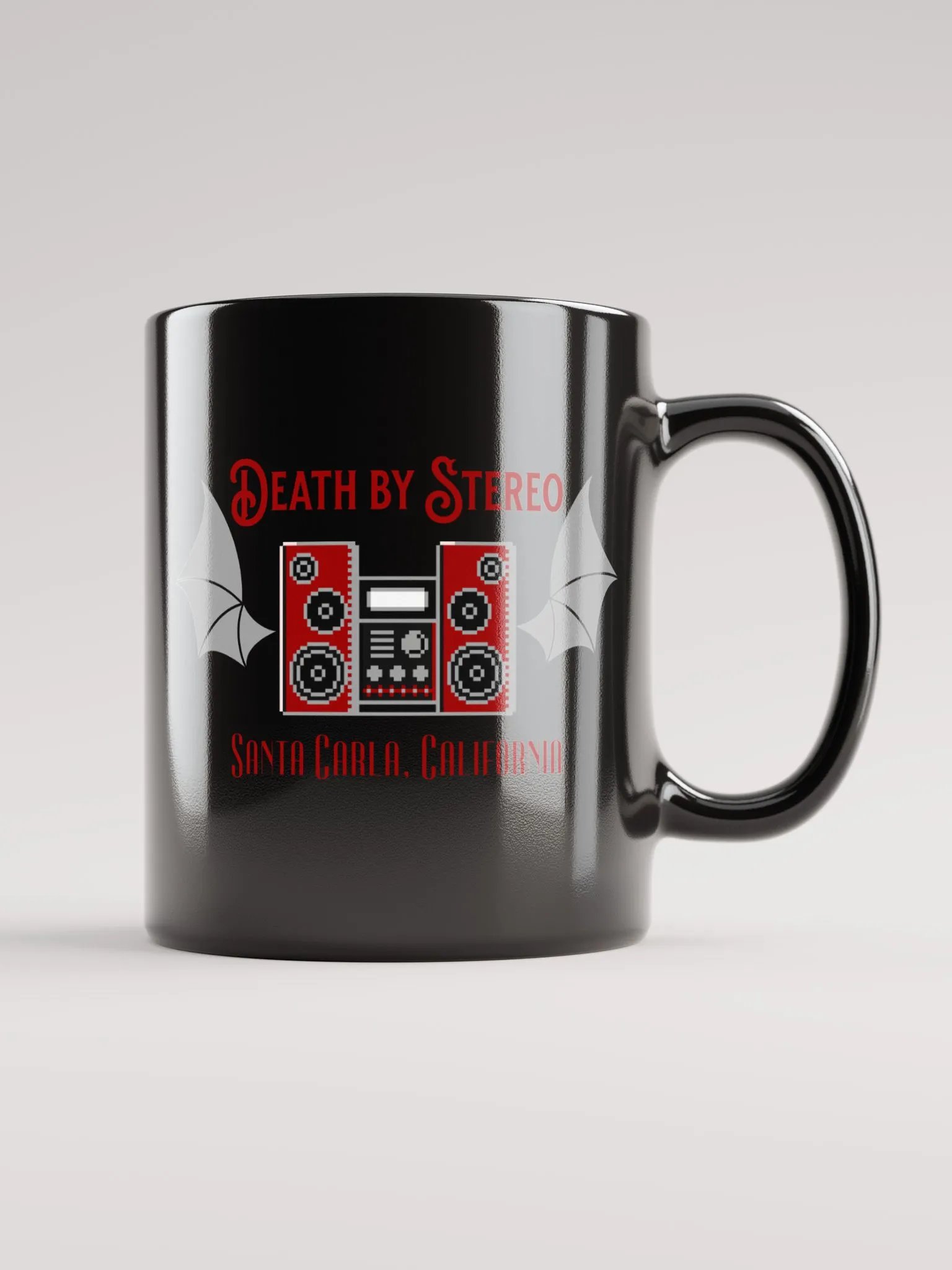 Stereo Black Glossy Mug product image (6)
