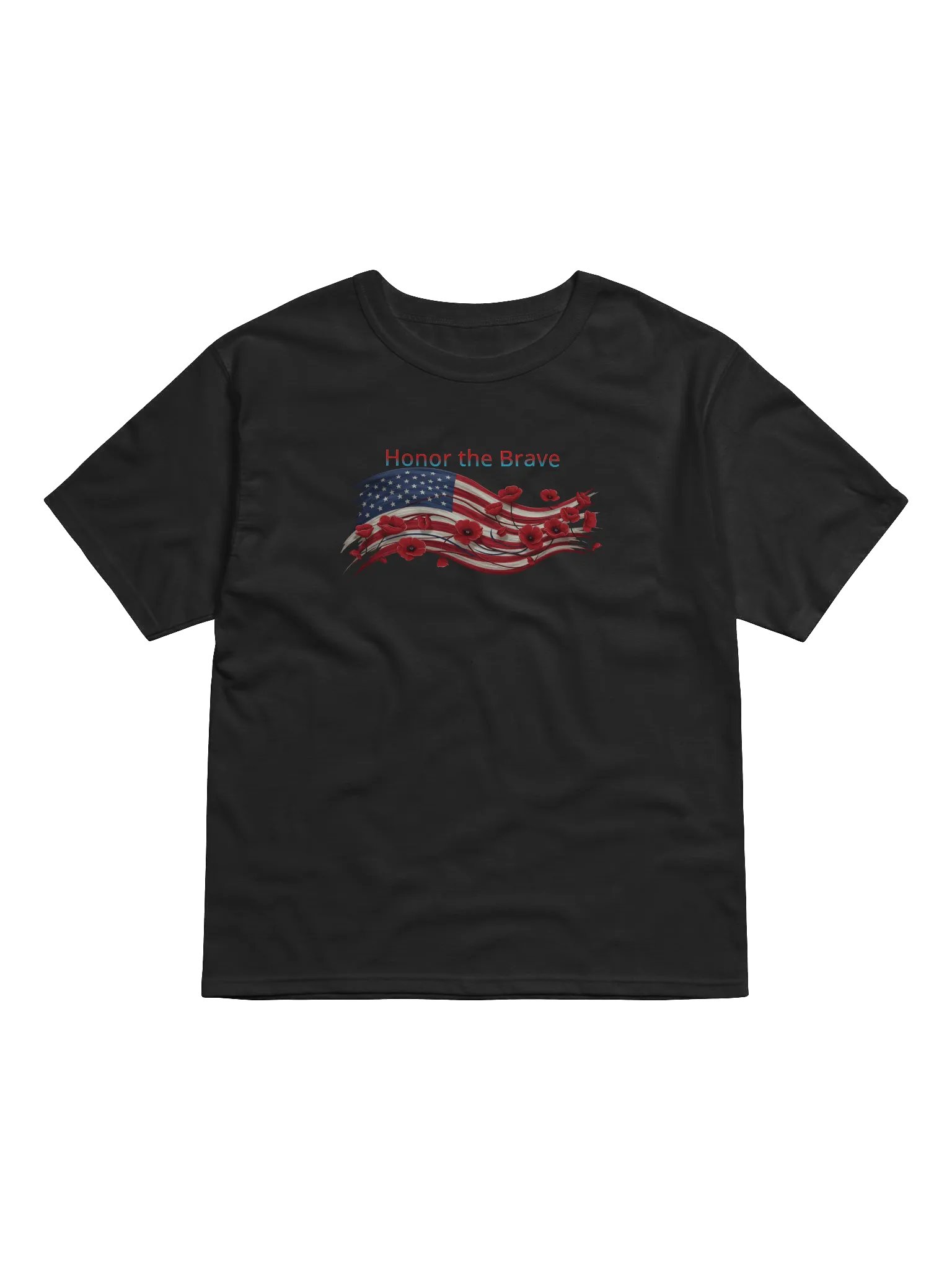 Honor the Brave American Flag T-Shirt product image (2)