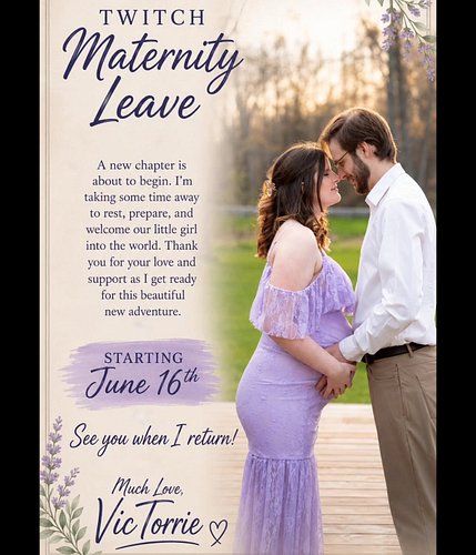 After so many wonderful moments shared together on Twitch, it's time for me to step away for a little while as I prepare to w...