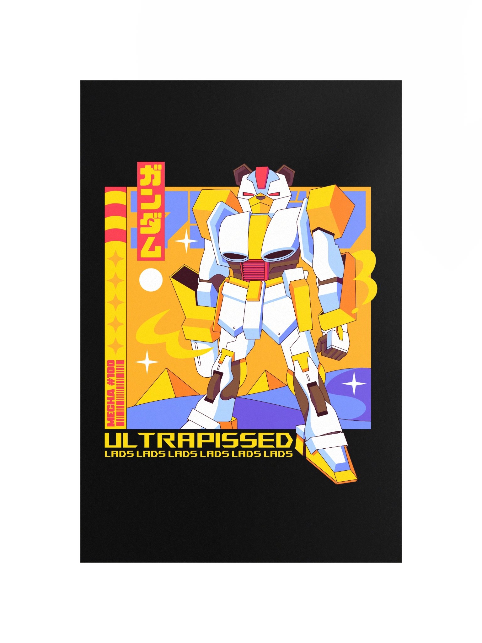 Mecha Bear Paper Poster Print product image (4)