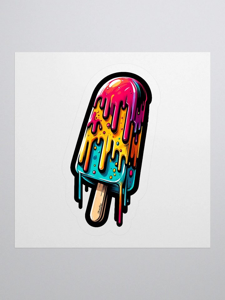 Melted Popsicle Summer Sticker product image (3)