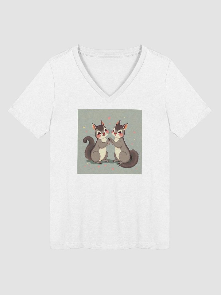 Squirrel Love Women's V-Neck Tee product image (1)