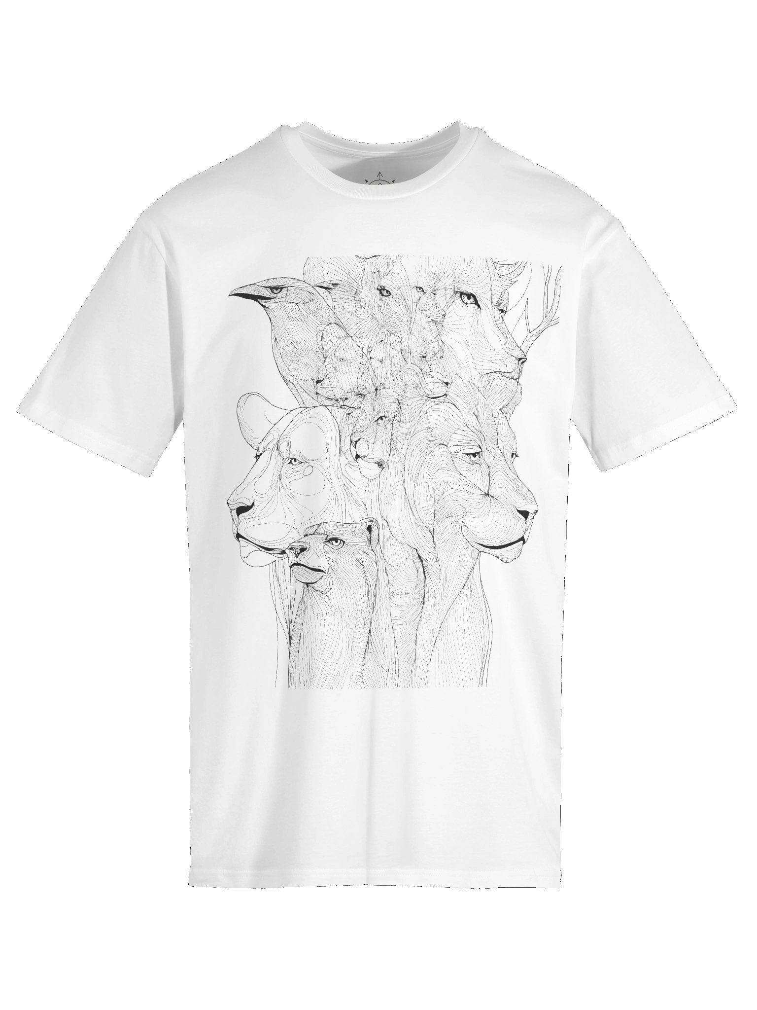 Spirit of the Wild – Animal Line Art Tee product image (9)