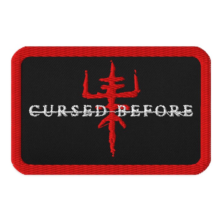 Cursed Before Red Logo Patch product image (1)