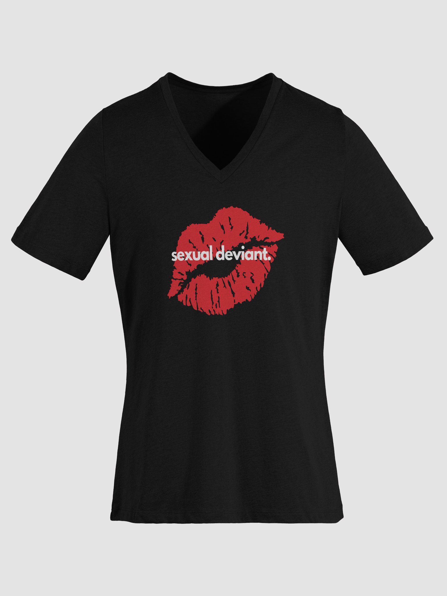Sexual Deviant Relaxed V-Neck Tee product image (29)