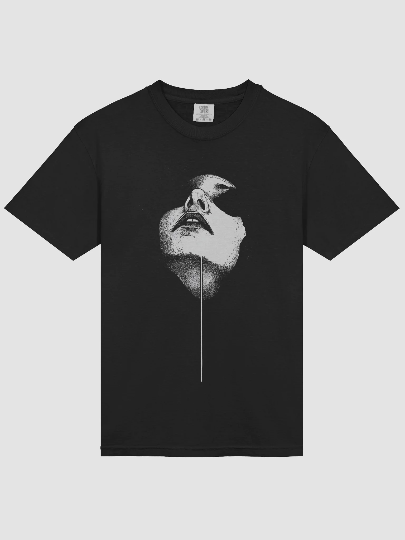 Drip Hand Sigil Black Short-Sleeve Graphic T-Shirt product image (3)