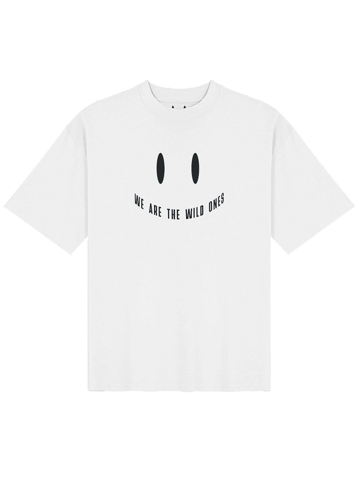 Smiley Black Oversized Tee product image (1)