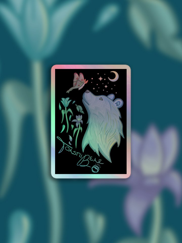 Flutters of Time Holo Sticker - Dusk product image (2)