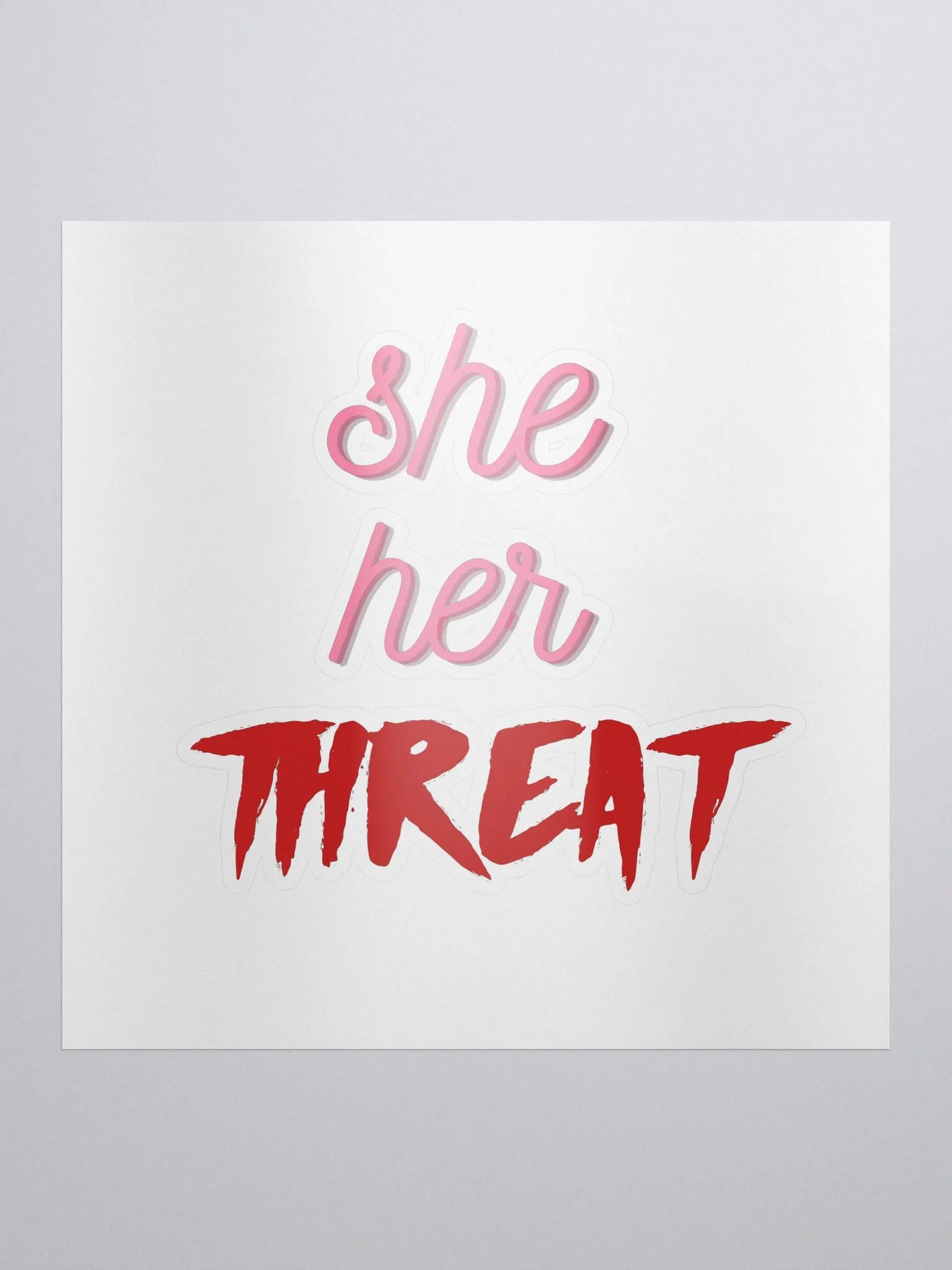 she/her/threat sticker product image (1)