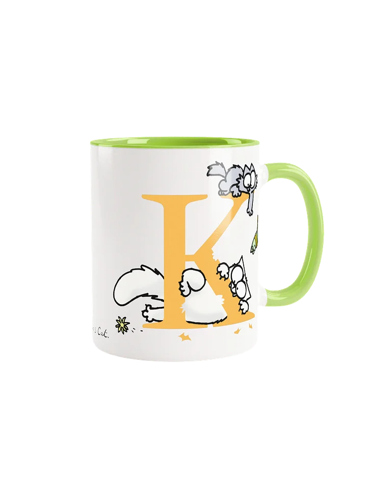 Cat Monogram Mug - K product image (2)