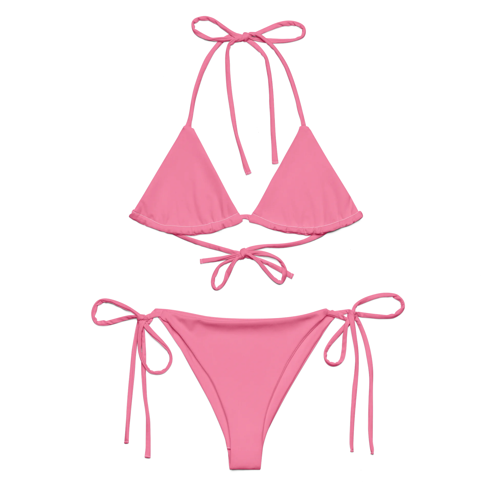 His House String Bikini Set - Pink product image (8)