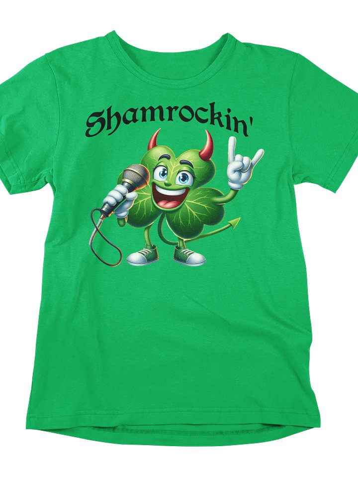 Shamrockin' Rockstar Tee: Unleash Your Inner Irish Rock God! product image (4)