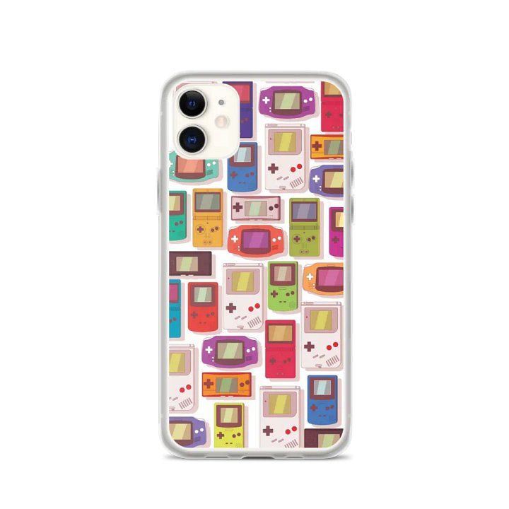 Retro Gamer Console Pattern iPhone Case product image (3)