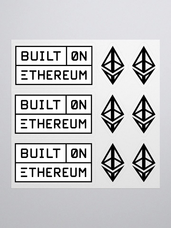Build on Ethereum sticker set product image (1)