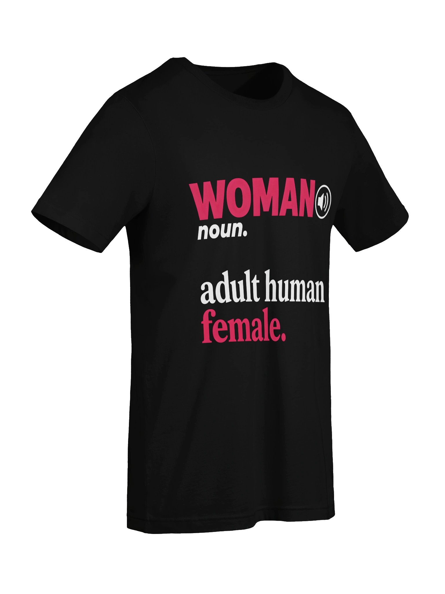 WOMAN noun. adult human female. – Classic Heavyweight T-Shirt product image (8)