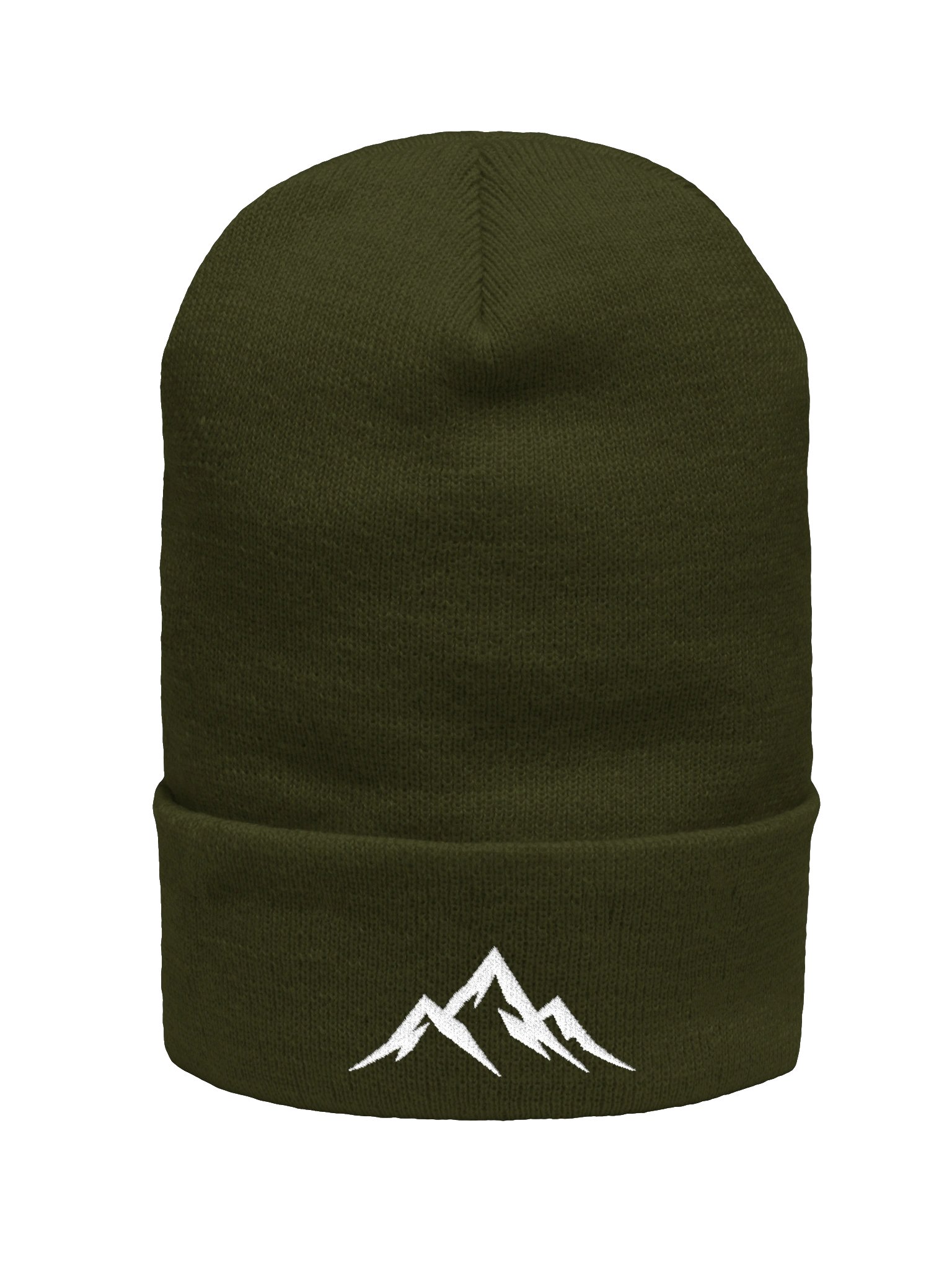 ORLUMIQ Signature Mountain Beanie | Embroidered Cuffed Knit Winter Hat product image (1)