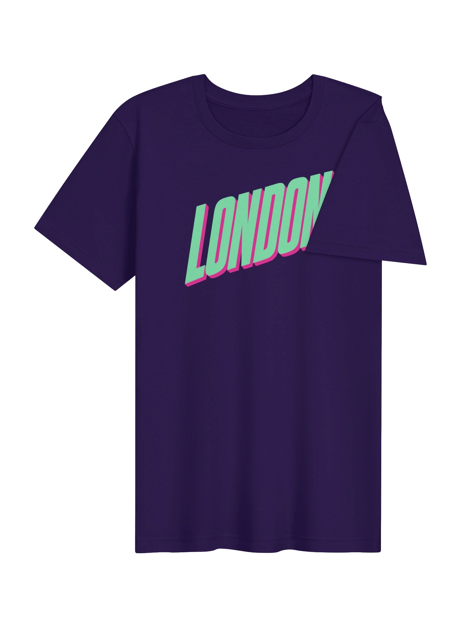 London Neon 3D Graphic Tee product image (4)
