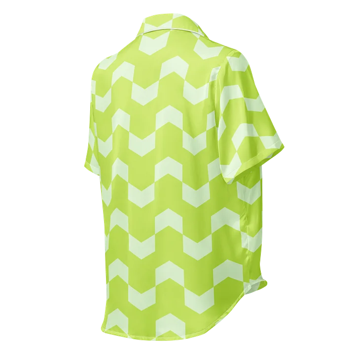 Green Chevron Pajama Top product image (2)
