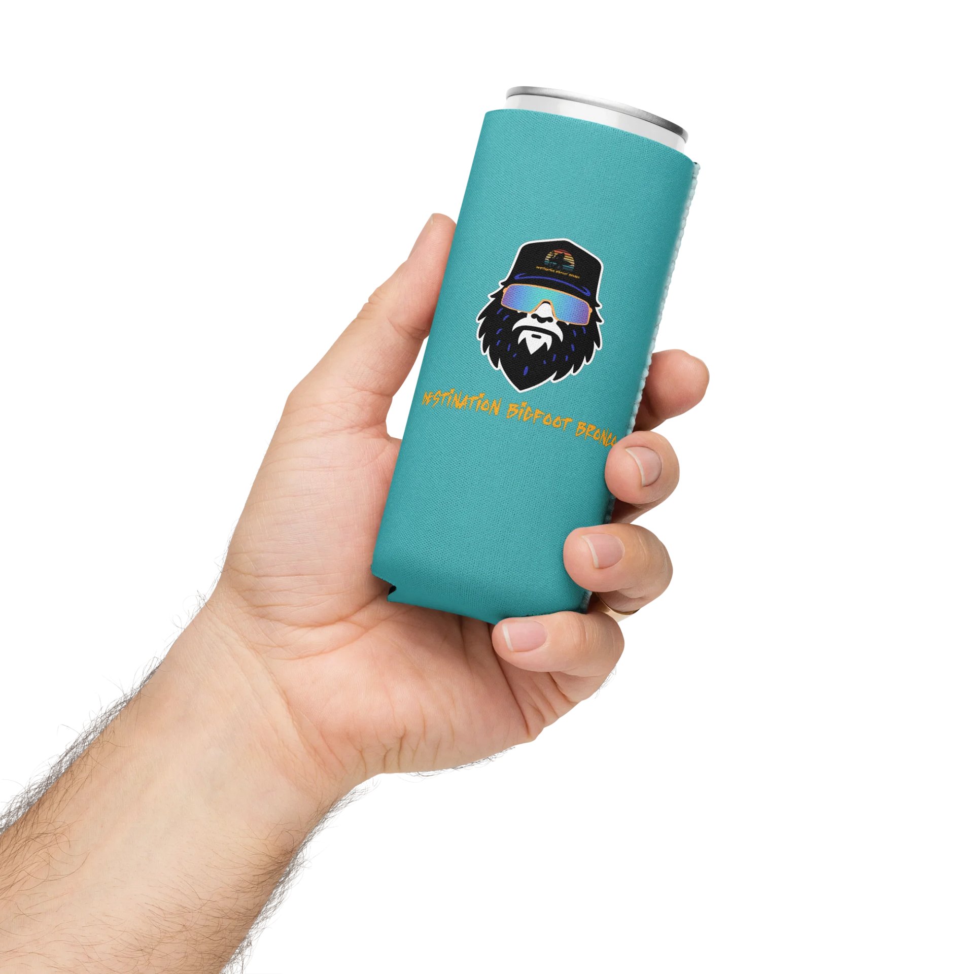 The Sasquatch Sipper (Teal) 12OZ Regular or 12OZ Slim Coozie product image (12)