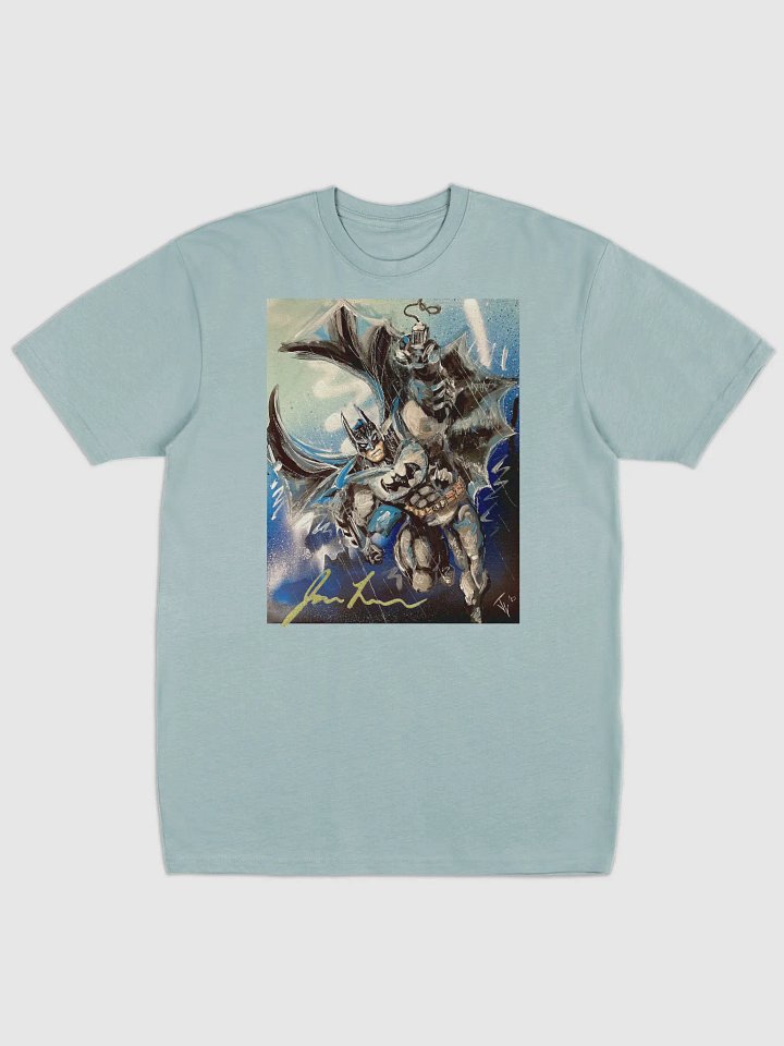 Batman Grappling in the Rain Signature Tee product image (1)