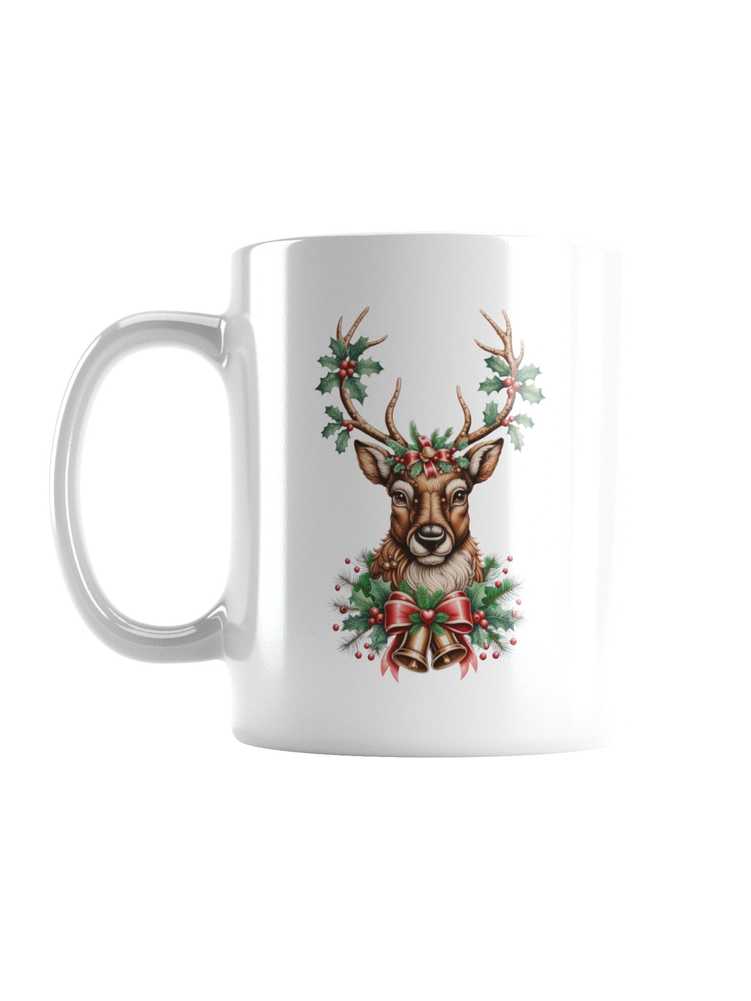 Reindeer and Holly Joy Coffee Mug product image (2)