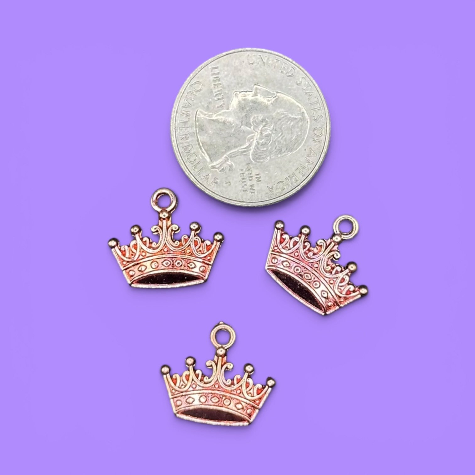 Crown Rose Gold Whinny Winners Braid and Bridle Charms for Horses | Little Shop of Ponies product image (2)
