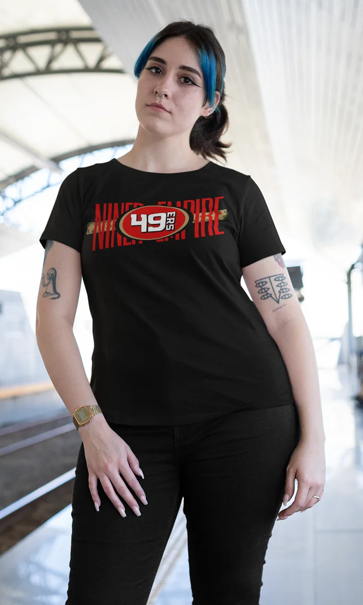 NINER EMPIRE 49ers Red or Black (Oval logo middle chest) product image (1)