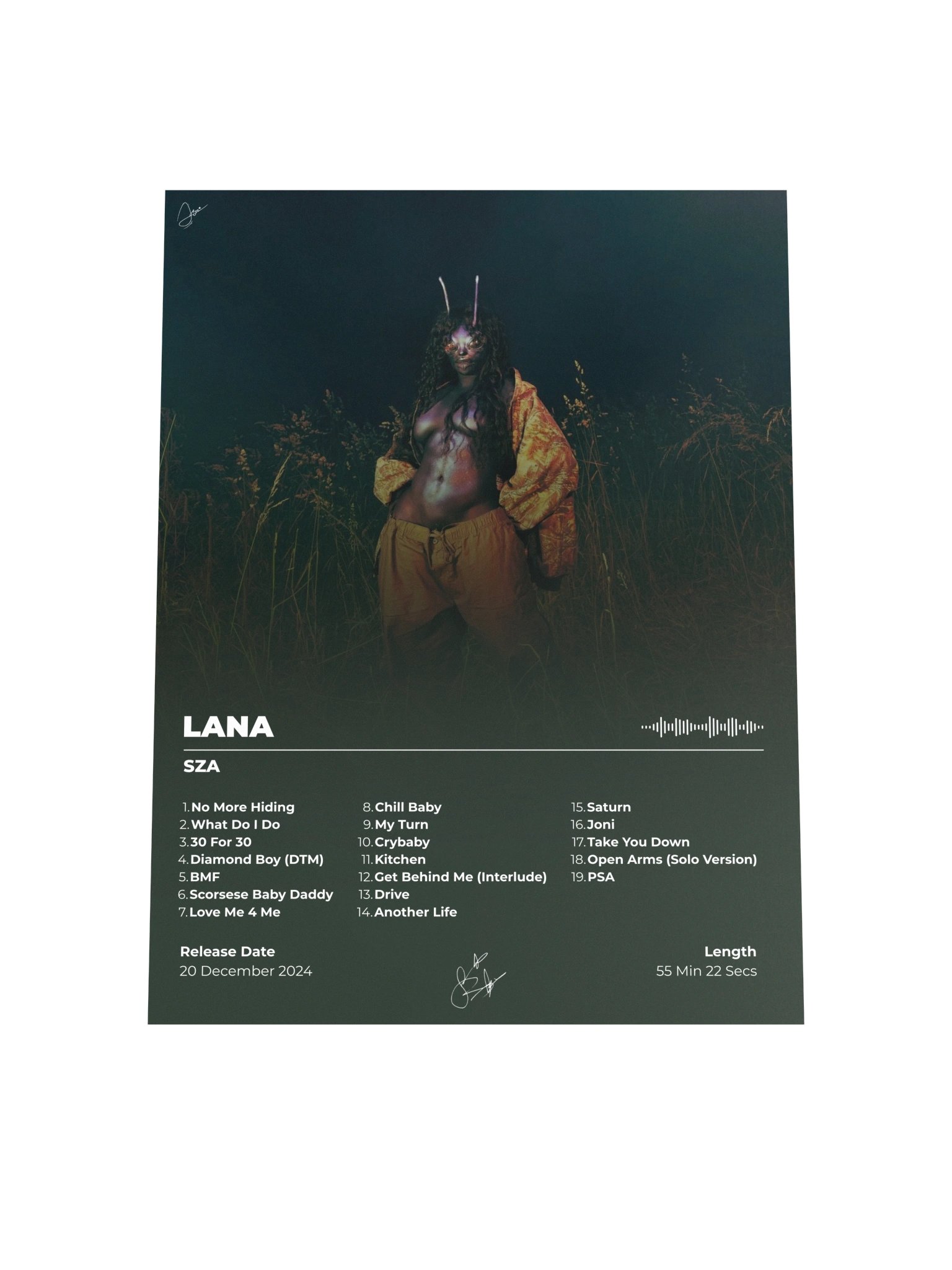 SZA LANA Poster product image (8)
