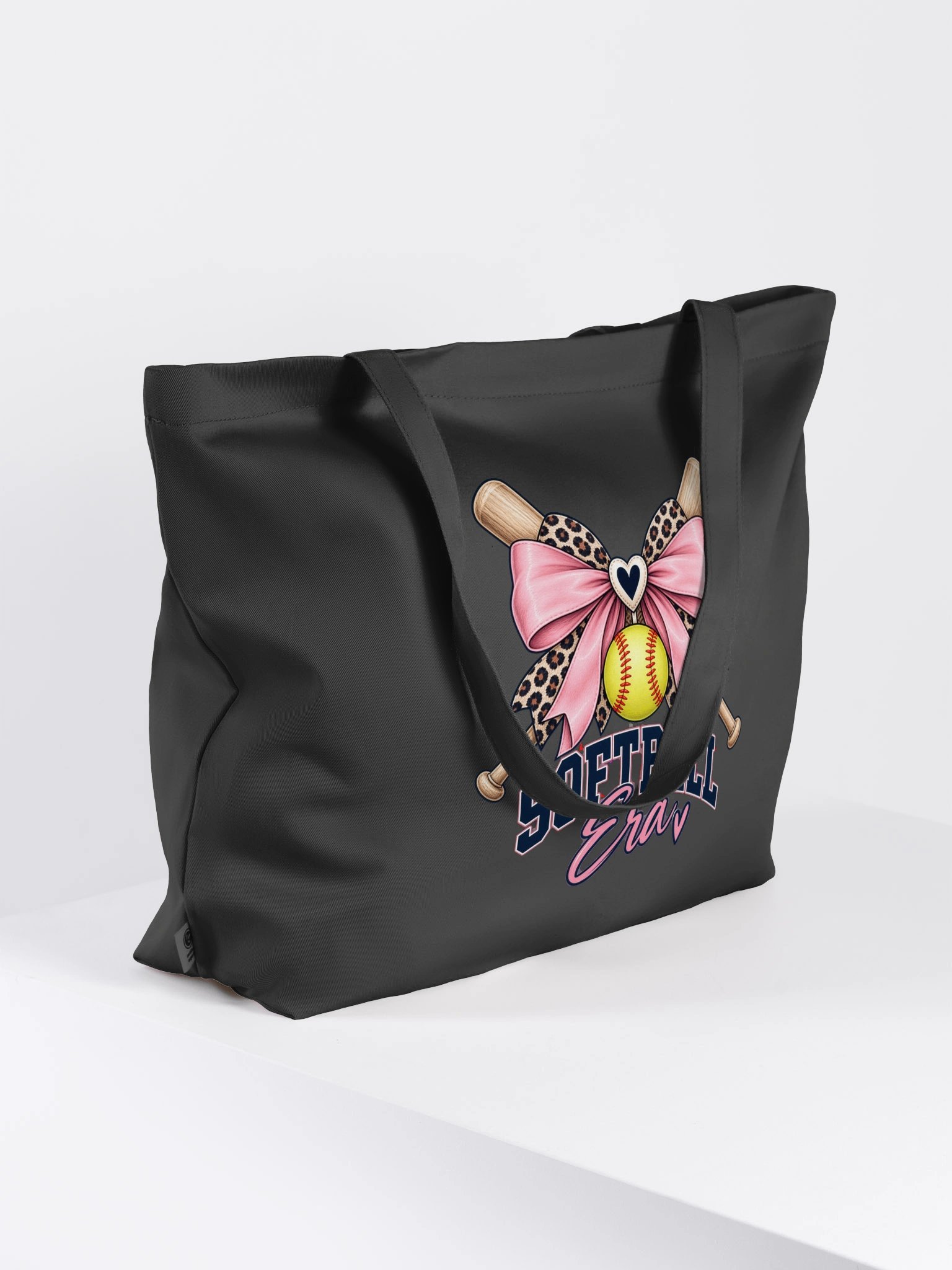 In My Softball Era Organic Cotton Tote Bag | Softball Mom Bag product image (4)