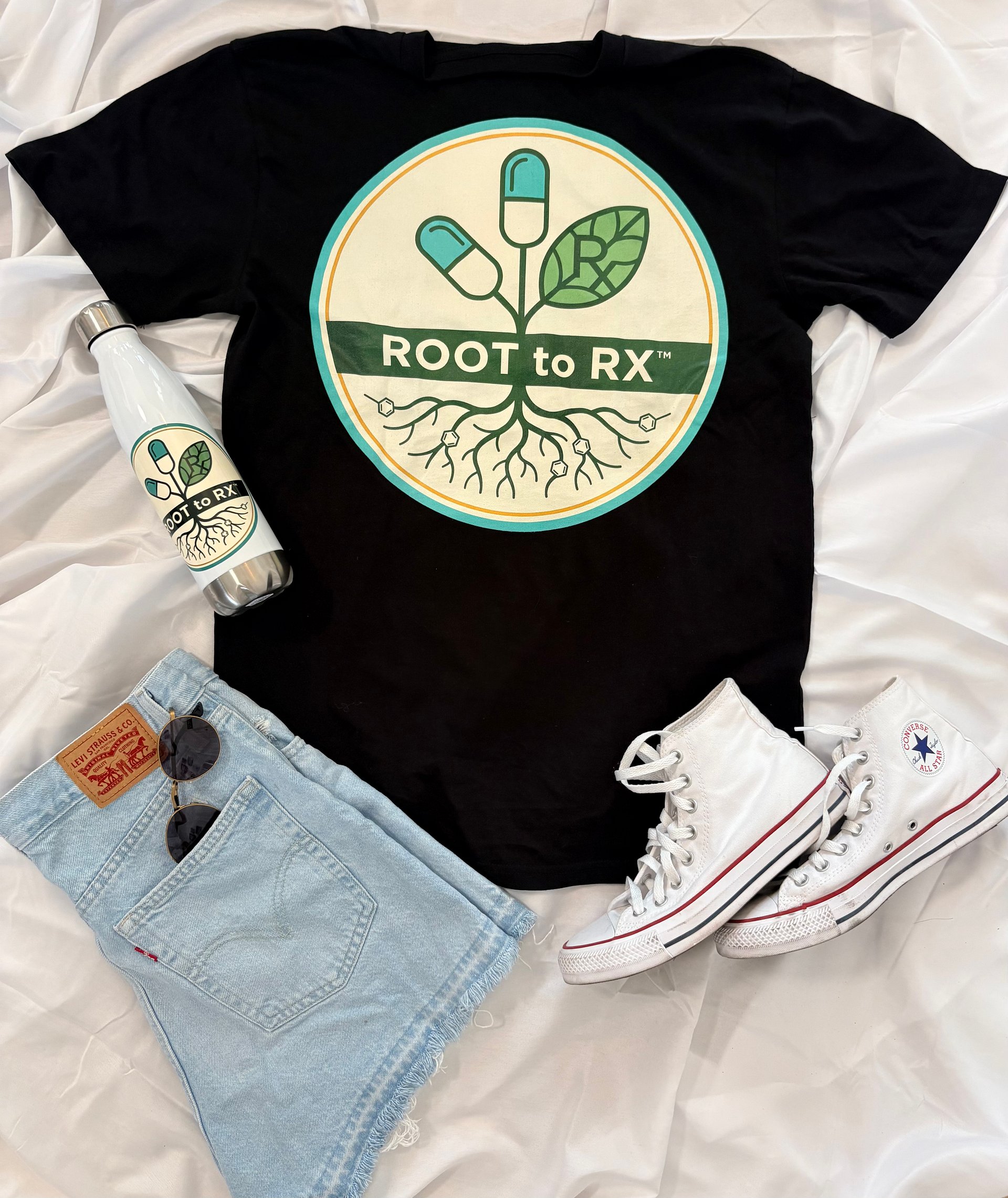 Root to Rx Logo Tee (Black) product image (10)