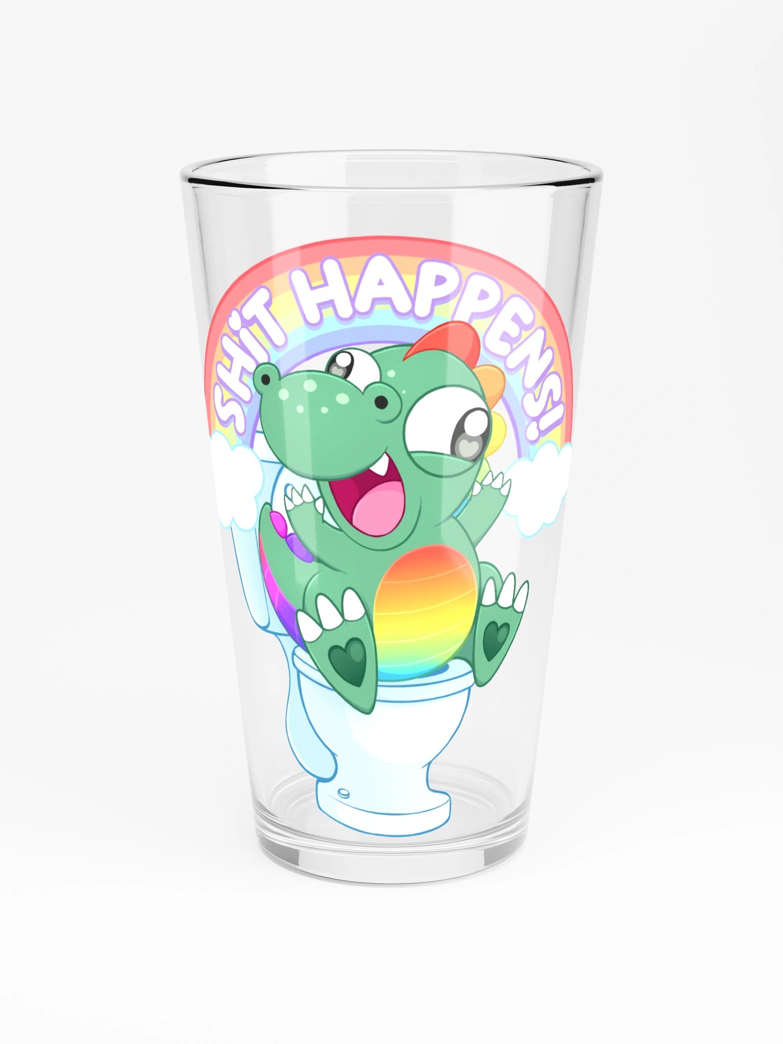 Shit Happens Pint Glass product image (3)